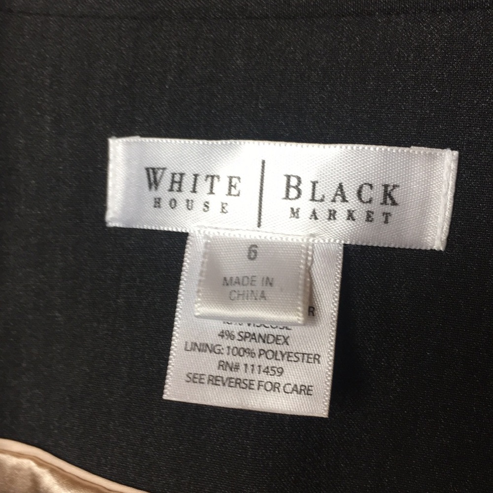 White House | Black Market Dark Grey Blazer - Picture 2 of 6